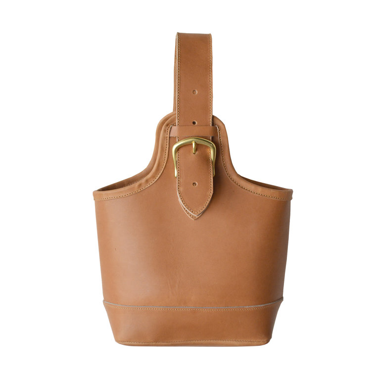 Dreamers Supply Company Petite Leather Bag- Honey