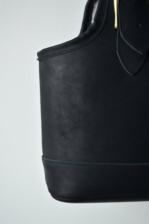 Dreamers Supply Company Petite Leather Bag- Noir