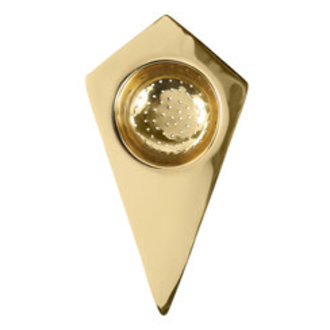Brass Belgrano Tea Strainer Brass Belgrano Tea Strainer