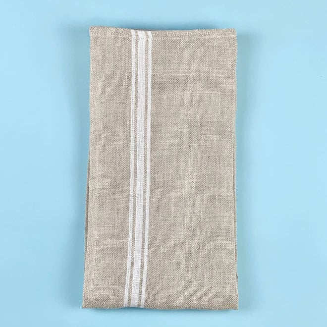 Thieffry Monogramme Dish Towel Blue