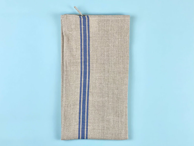 Blue Stripe Linen Napkin
