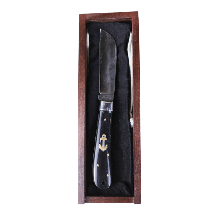 London Folding Garden Knife  | Black Nautical