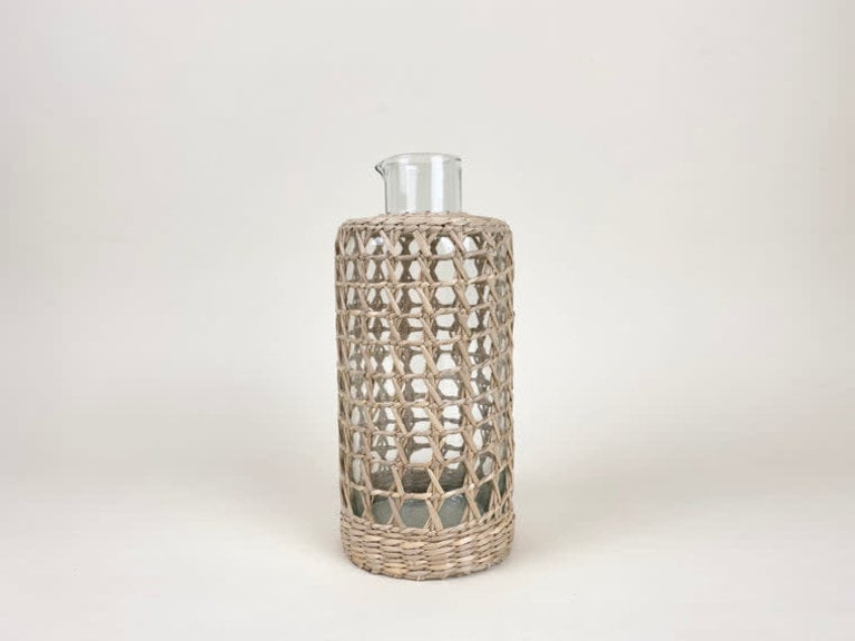 Seagrass Large Cage Carafe - The Paris Market