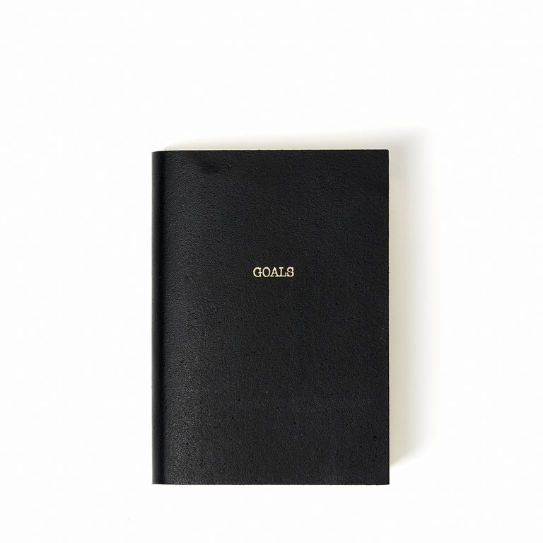 Goals Mini Leather Journal