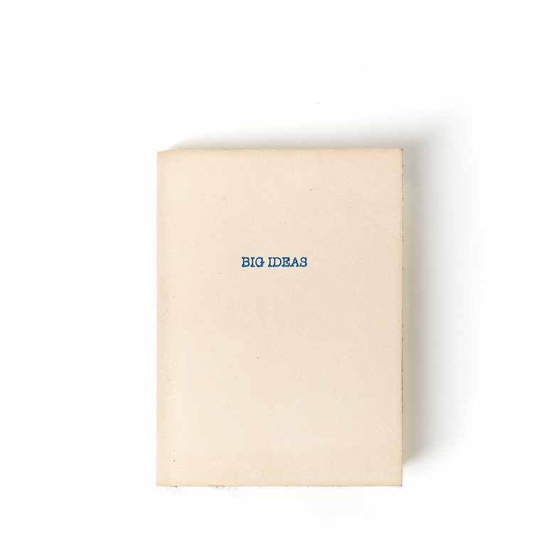 Big Ideas Mini Leather Journal