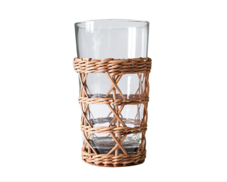 Rattan Cage Glass