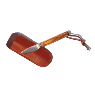 Forged Oyster Knife Sapelli Handle