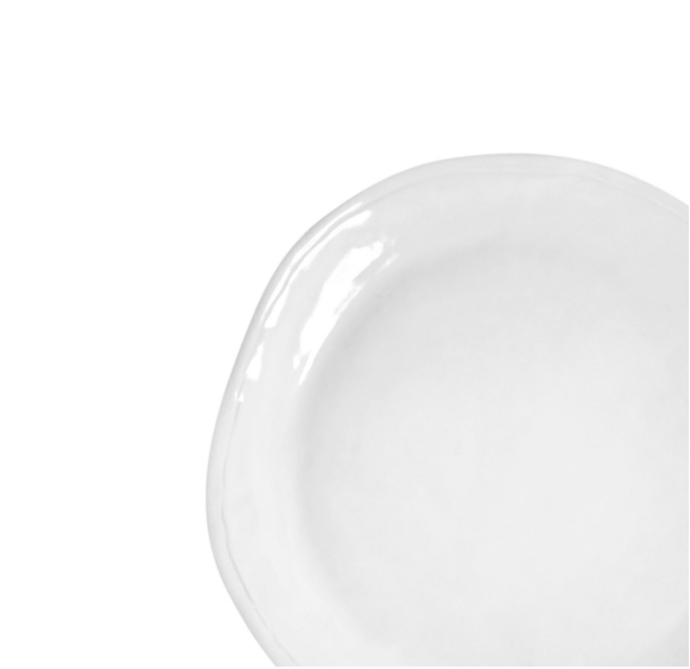 Montes Doggett Small White Handmade Plate