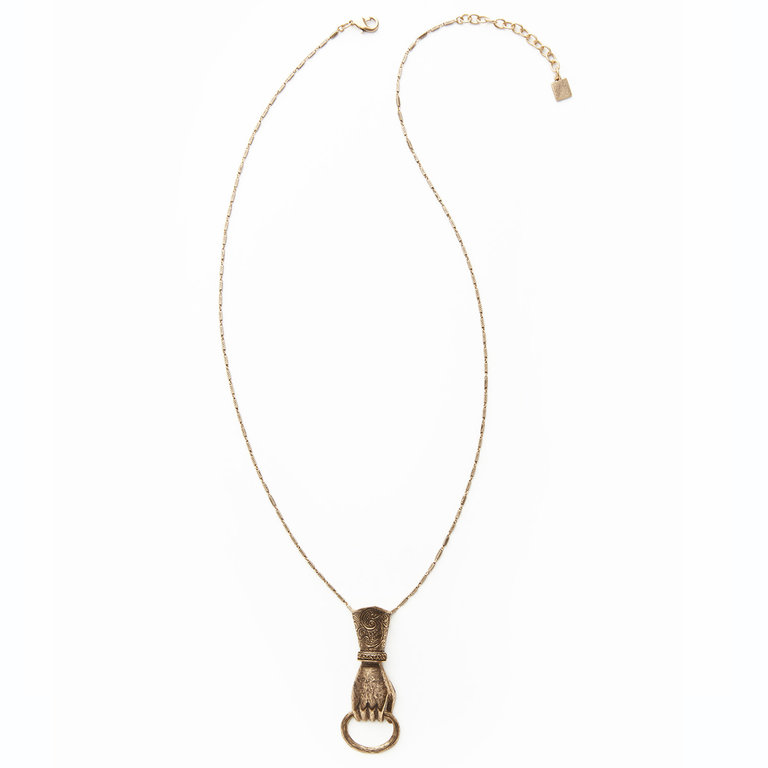 Fallen Aristocrat Hand Pendant Necklace