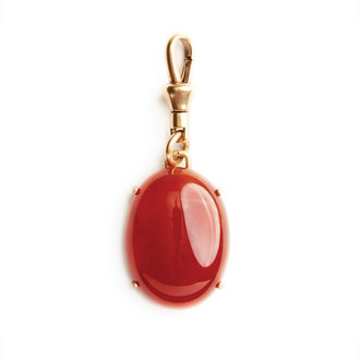 Fallen Aristocrat Carnelian Pendant Charm
