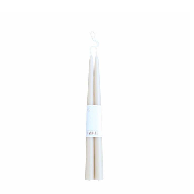 Parchment Taper Candle