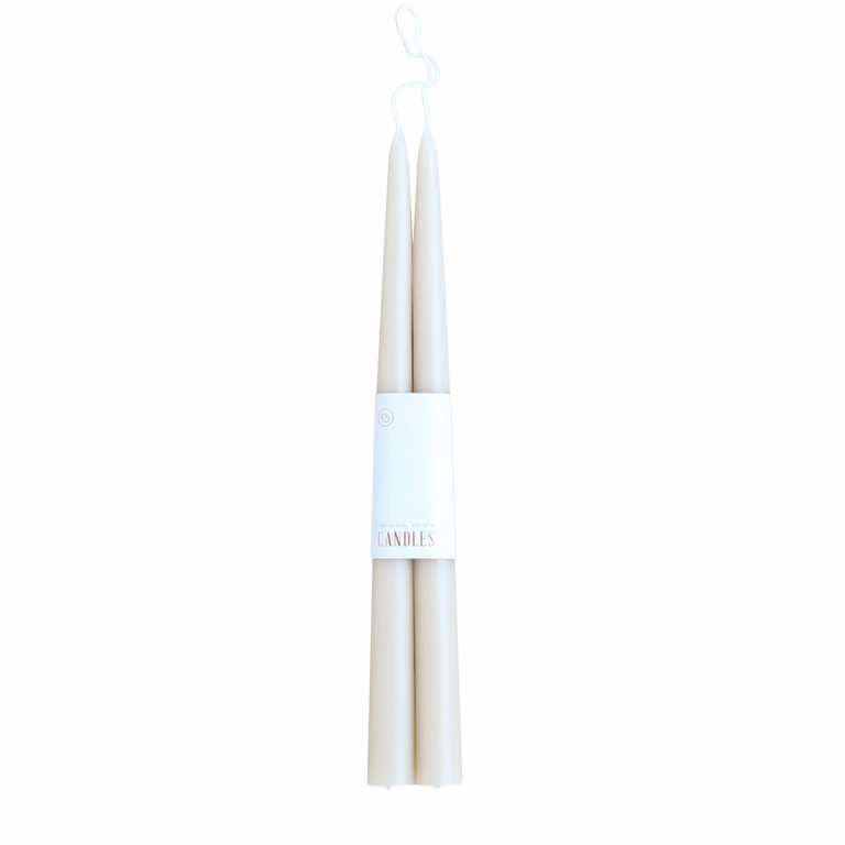 Parchment Taper Candle