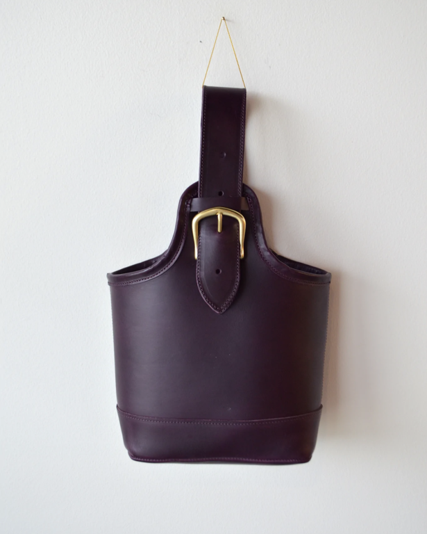 Dreamers Supply Company Petite Leather Bag | Aubergine