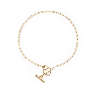 Fallen Aristocrat Elisa Gold Heart Necklace Fallen Aristocrat Elisa Gold Heart Necklace