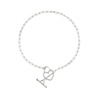 Fallen Aristocrat Elisa Silver Heart Necklace Fallen Aristocrat Elisa Silver Heart Necklace