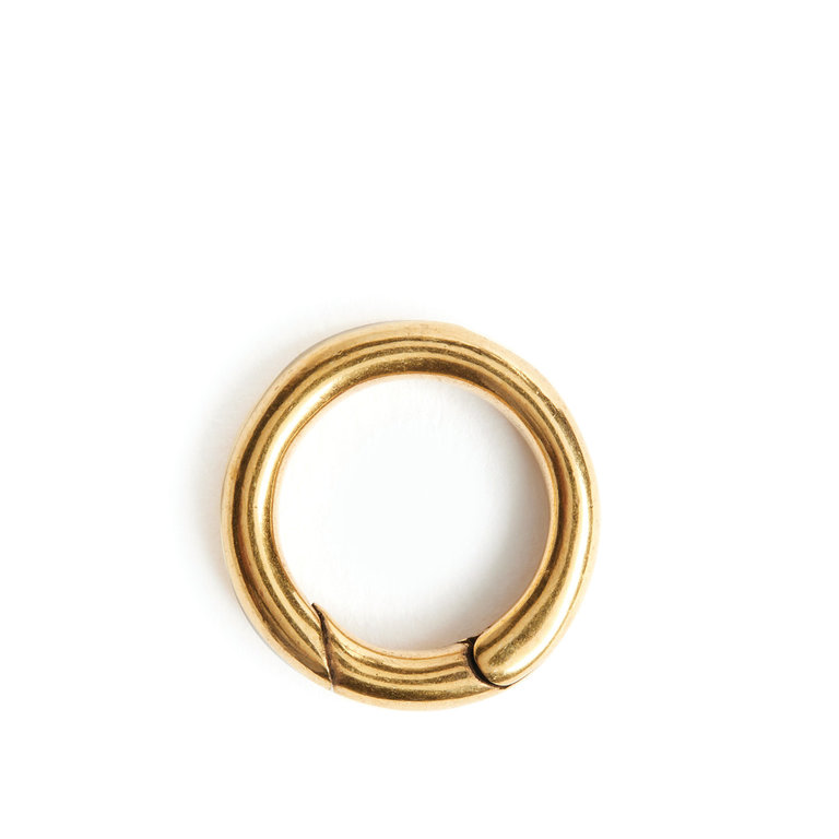 Fallen Aristocrat Charm Connector, 14k Gold Plate