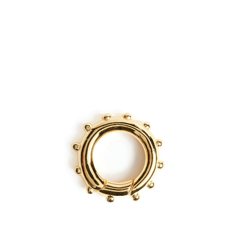 Fallen Aristocrat Charm Connector, 14k Gold Plate