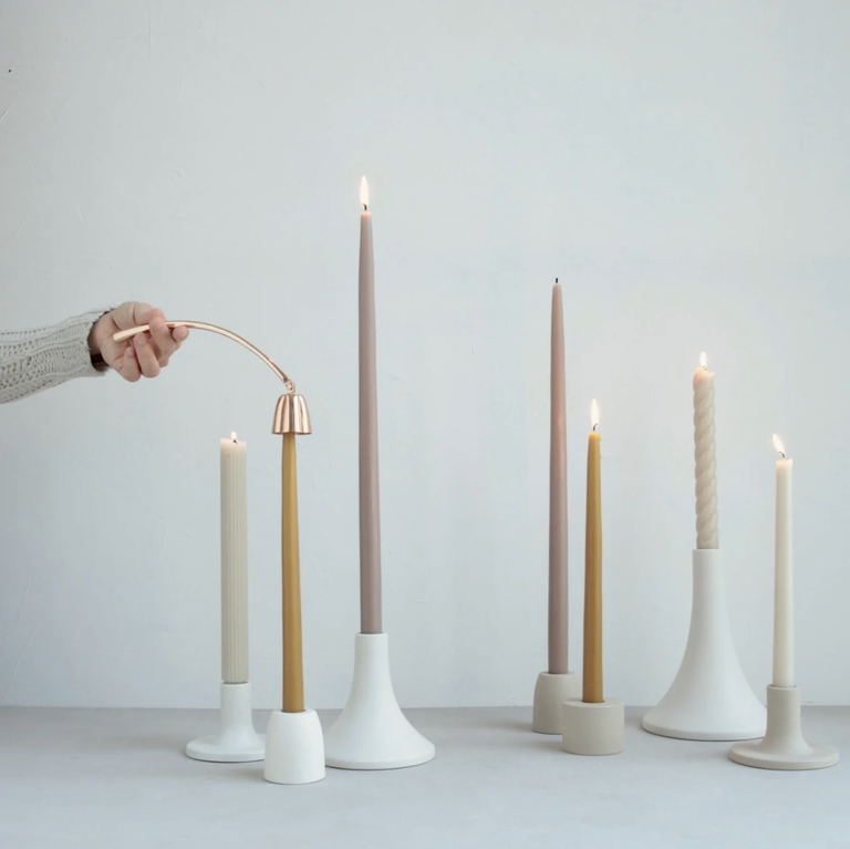 Taper Candle Greige