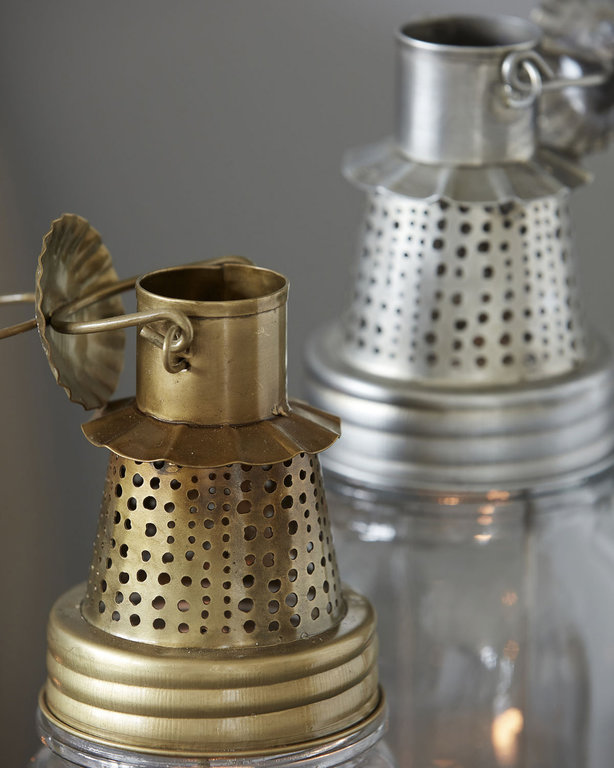 Small Antique Brass Lantern
