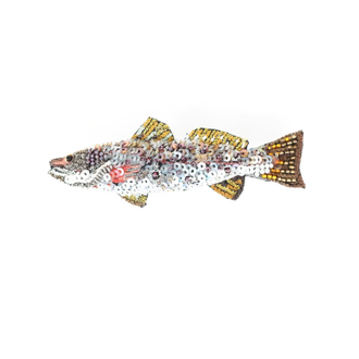 Spotted Trout Brooch