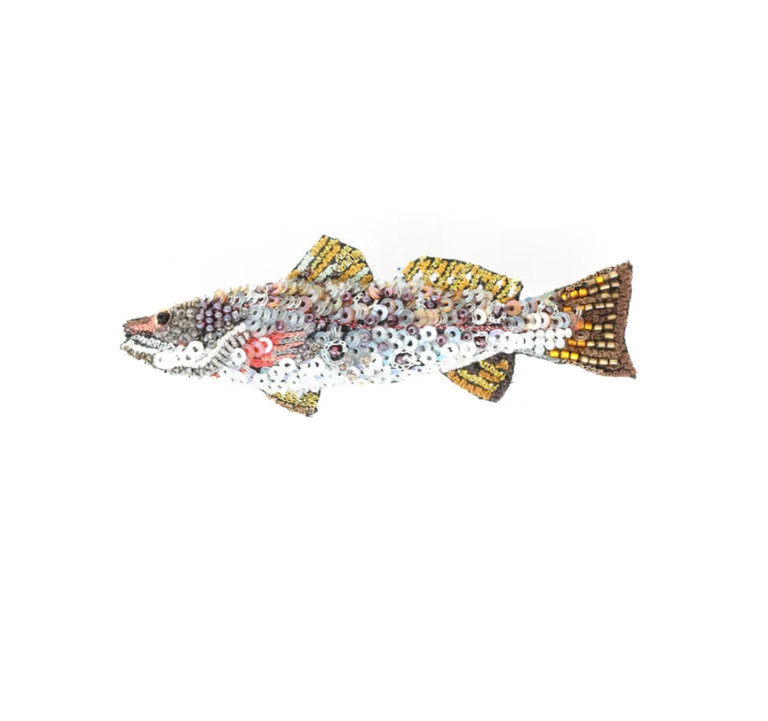 Spotted Trout Brooch