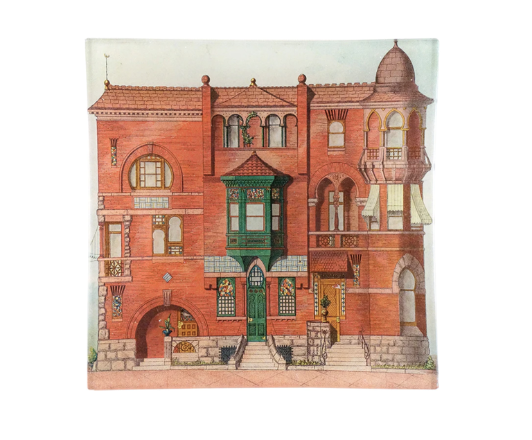 John Derian Brick House Un Vide Poche Square Tray