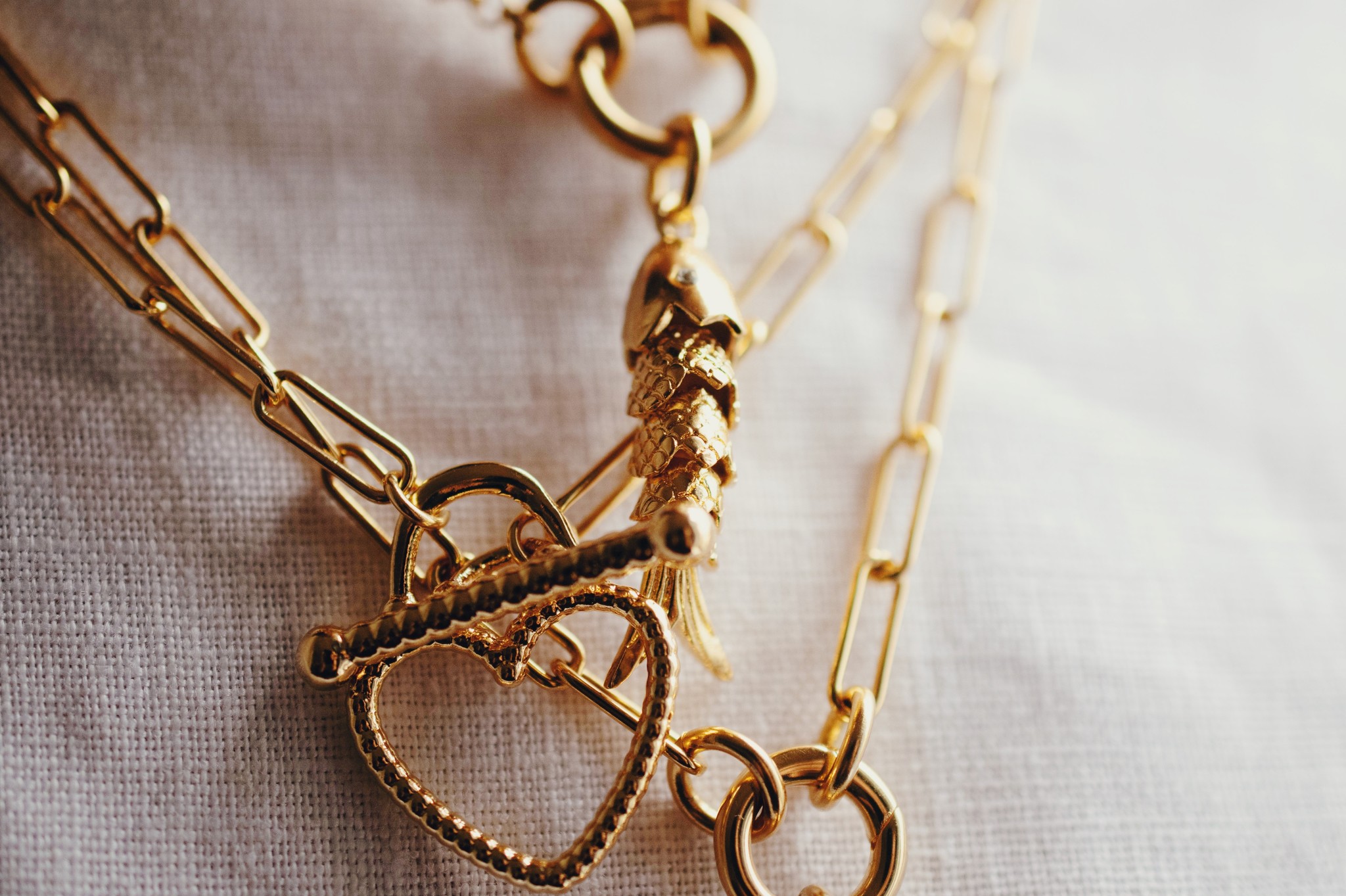 London Paperclip Connector Chain Necklace by Fallen Aristocrat - The Paris  Market