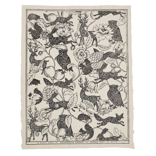 アントワネット・ポワソン　ドミノペーパー Grenades グレネード　額装 アントワネット・ポワソン ドミノペーパー Grenades グレネード 額装