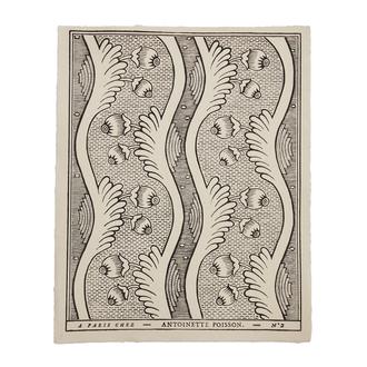 Antoinette Poisson Grenades, Black Domino Paper Antoinette Poisson Grenades, Black Domino Paper