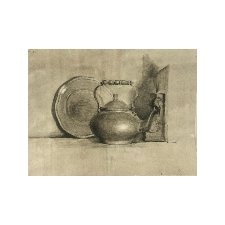 Kettle — Mixed Media on Paper by Seth Fite