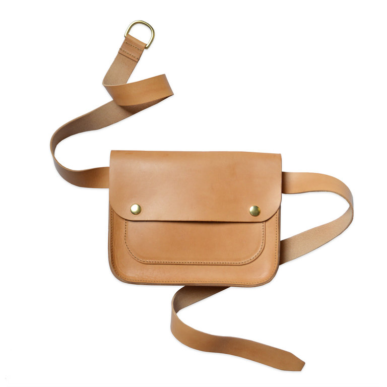 Dreamers Supply Company Rue Belt Bag, Honey Leather by Dreamer's Supply Co