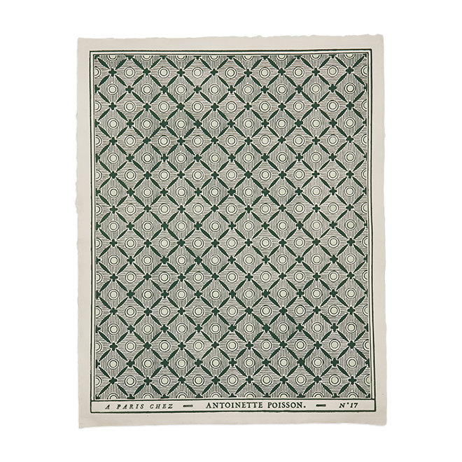 Grenades, Black Domino Paper by Antoinette Poisson - The Paris Market