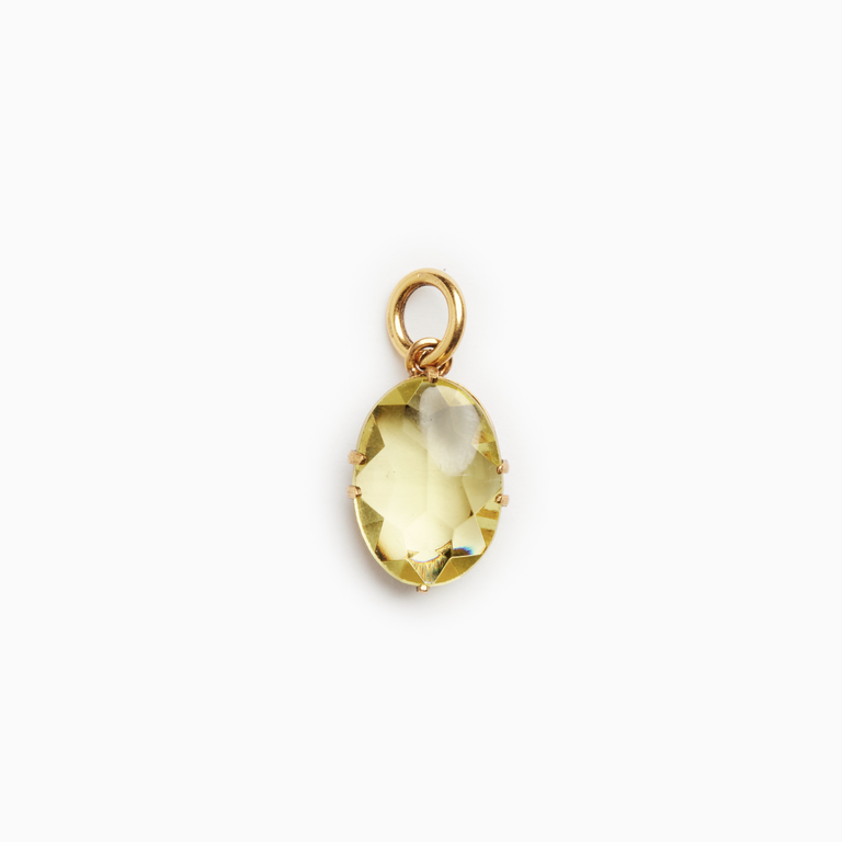 Fallen Aristocrat Jonquil Yellow Stone Charm