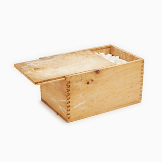 Dovetail Wooden Chalk Box