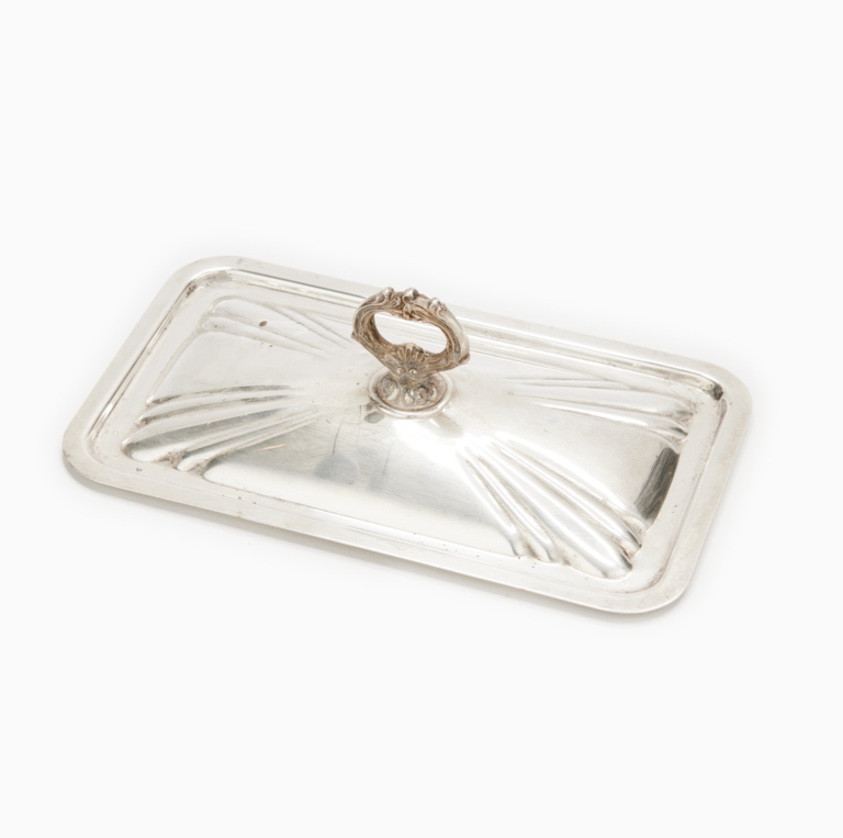 Rectangular Silver Serving Dome
