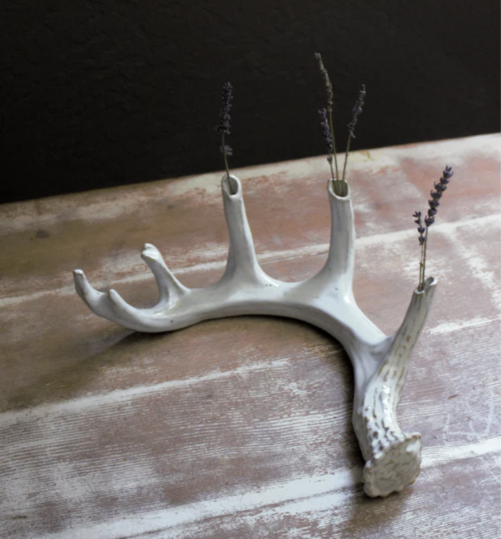 Ceramic Antler Vase