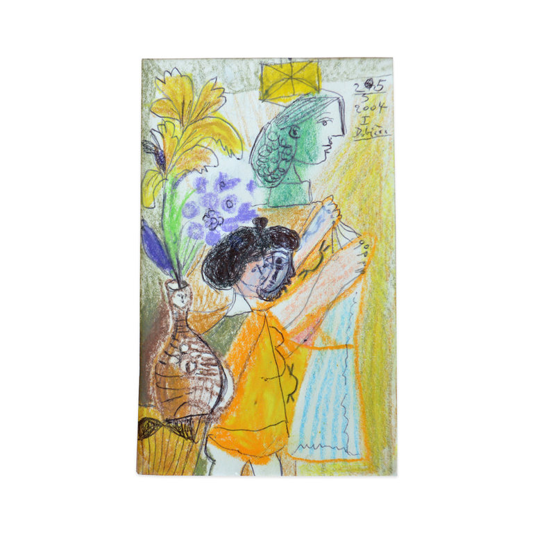 Raymond Debiève Framed Oiseau de Paradis (Bird of Paradise), 2004