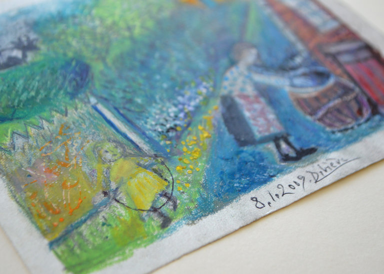 Raymond Debiève Framed Corde à Sauter (Jumping Rope), 2009