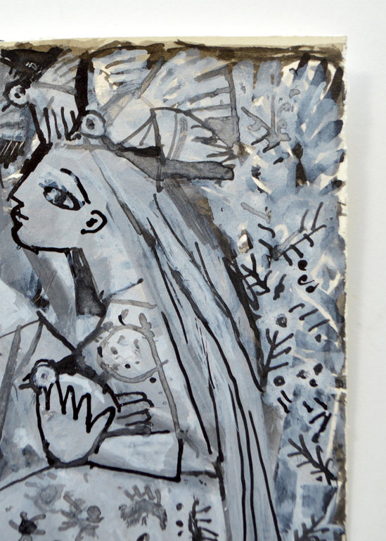 Raymond Debiève Femme et Oiseaux (Woman and Birds), 2003