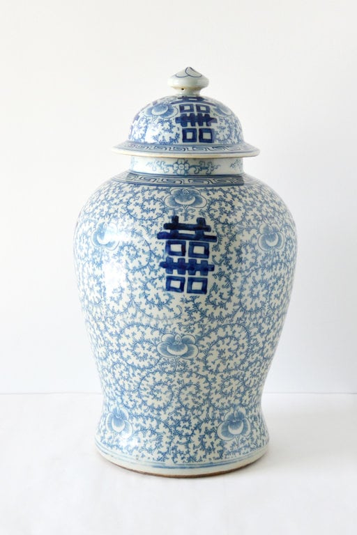 Antique Porcelain Ginger Jar