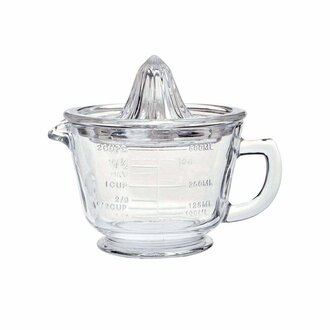 Glass Measuring Jug And Citrus Juicer