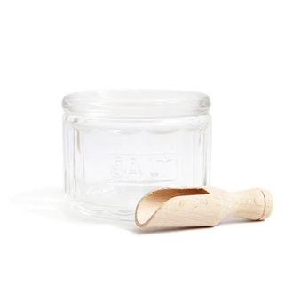 Glass Salt Pot with Scoop