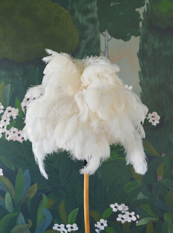 Cream 28in Feather Duster