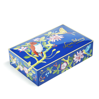 Louis Sherry Truffle Tin 12-Piece, Bird & Butterfly