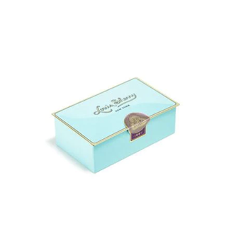 Louis Sherry Truffle Tin 2-Piece, Nile Blue