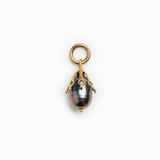 Fallen Aristocrat Peacock Pearl Charm