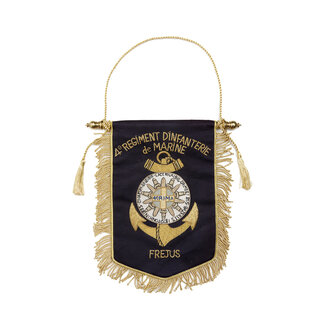 Embroidered French Navy Banner