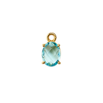 Fallen Aristocrat Aqua Birthstone Charm Fallen Aristocrat Aqua Birthstone Charm