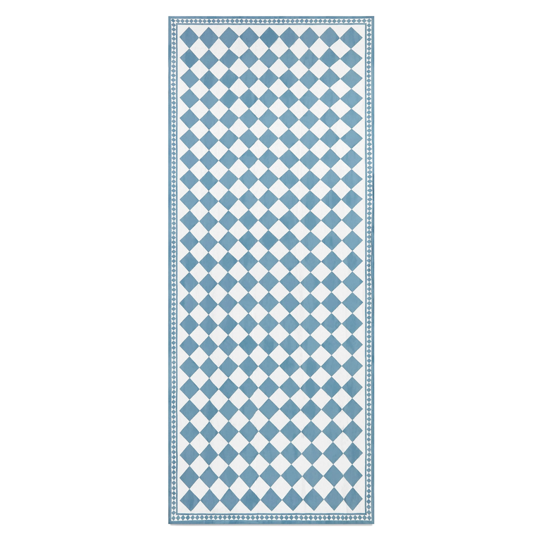 Blue Check Tablecloth, Large