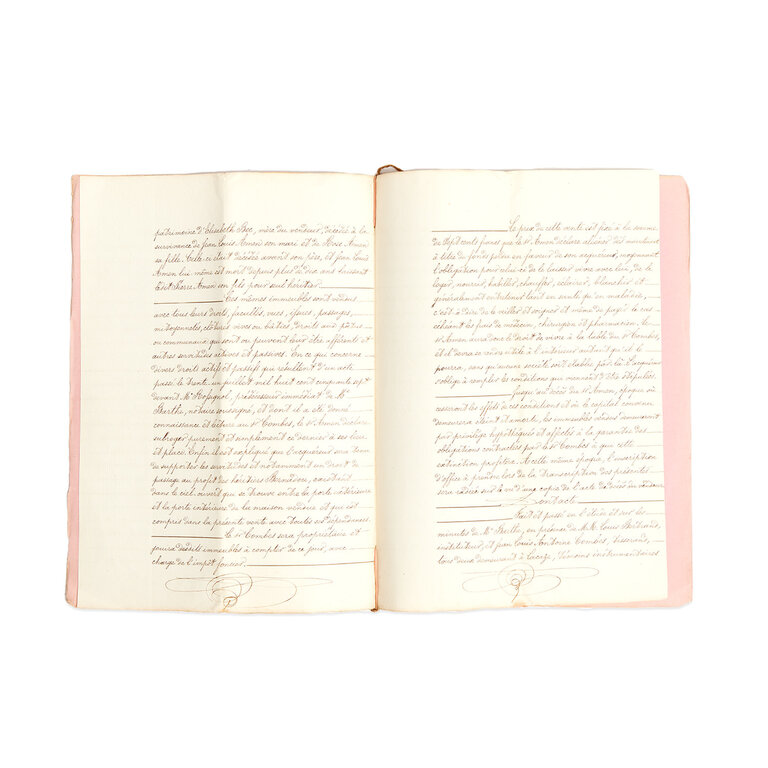 French Student Papers, late 1800s
